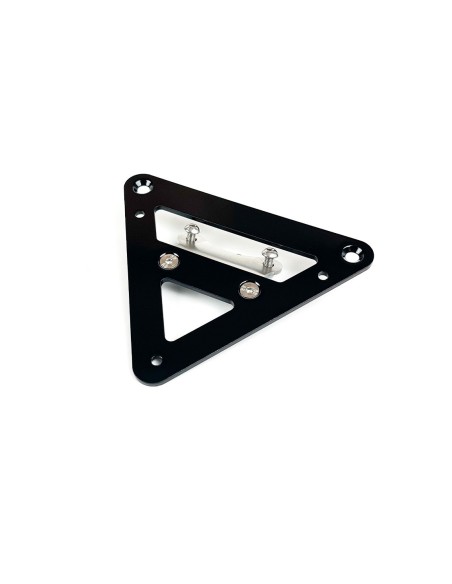Universal EU license plate holder for bare rear fender