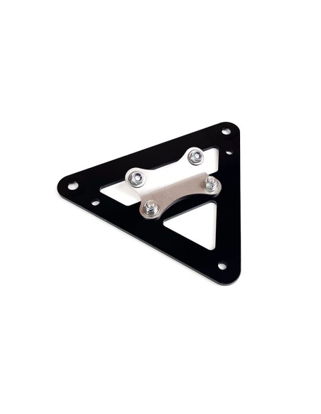 Universal EU license plate holder for bare rear fender