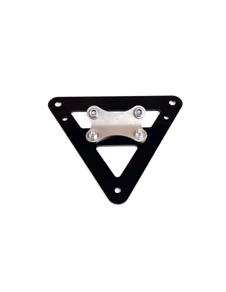 Universal EU license plate holder for bare rear fender