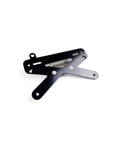 Support de plaque US universel avec fixation d'éclairage de plaque pour garde-boue arrière nu