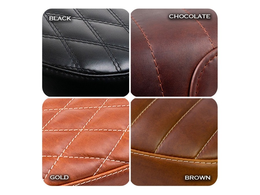Pack leather tank strap + Monza gas cap Moto Guzzi V7 III / V9