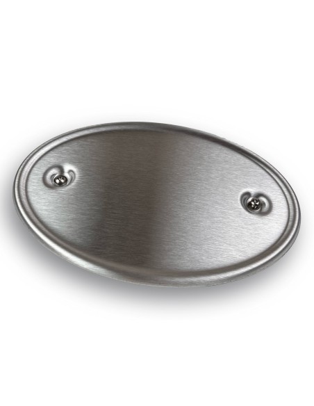 Placa de numero universal de aluminio para motocicleta