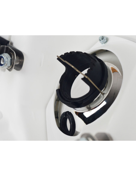 Vintage Enduro Headlight Plate Kit - Fantic Caballero