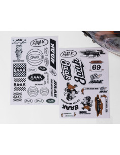 Hoja de pegatinas Old School 2