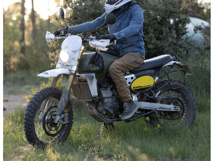 Scheinwerfer-Plattensatz Enduro Vintage - Fantic Caballero
