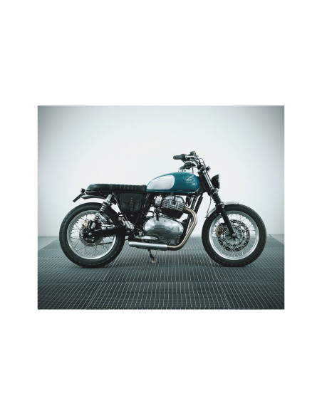 Kurze Auspuffanlage für Royal Enfield 650 Interceptor / Continental GT