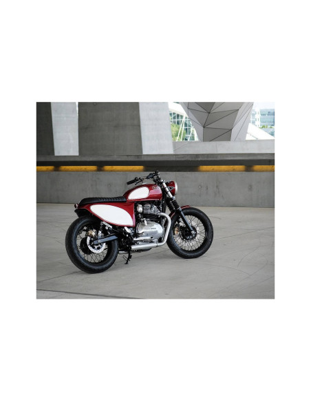 Kurze Auspuffanlage für Royal Enfield 650 Interceptor / Continental GT