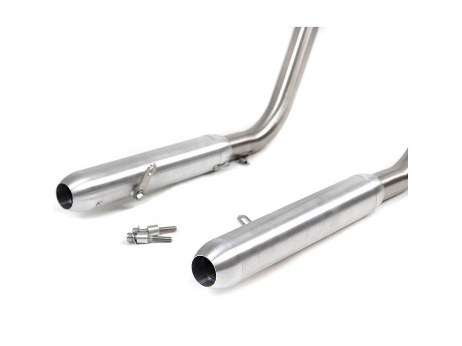 Short exhaust line for Royal Enfield 650 Interceptor / Continental GT