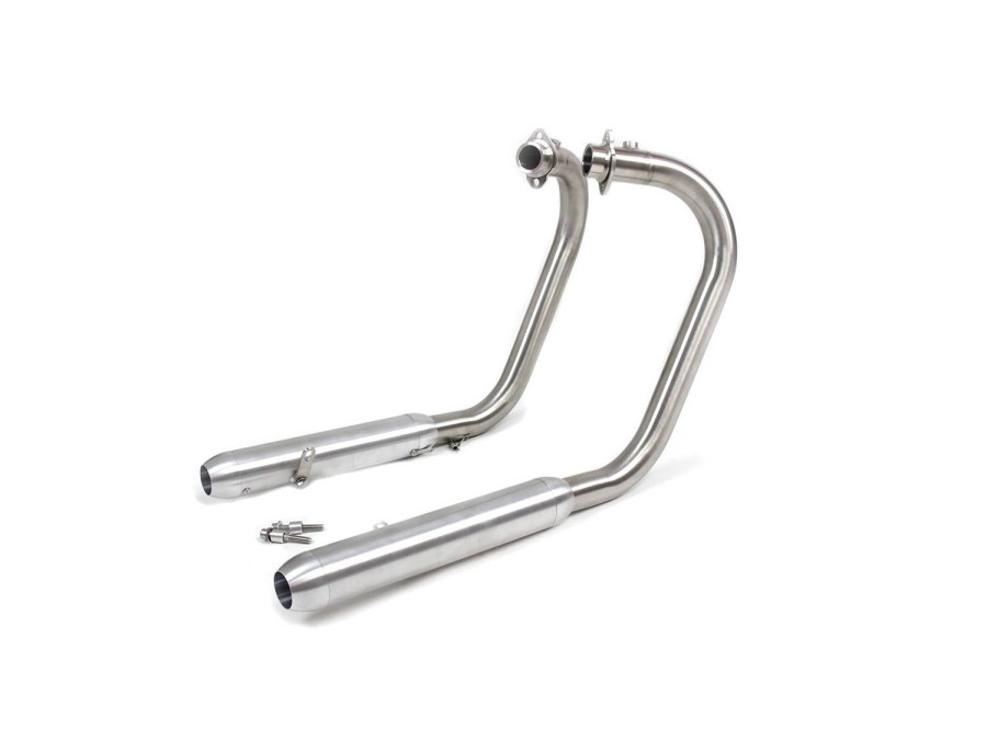 Kurze Auspuffanlage für Royal Enfield 650 Interceptor / Continental GT