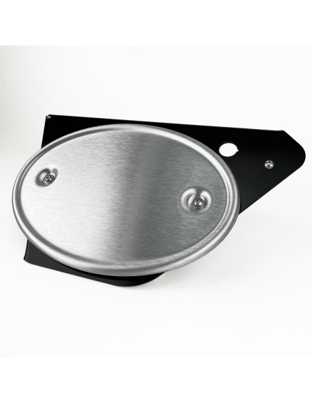 Cache latéral avec plaque numéro pour Moto Guzzi V7 I/II