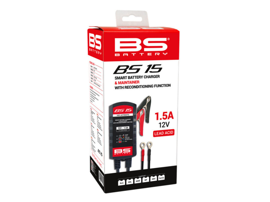 Intelligentes Batterieladegerät mit Erhaltungsfunktion - BS BATTERY BS 15