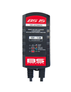 BS BATTERY BS 15 스마트 배터리 충전기 및 유지 충전 기능 탑재