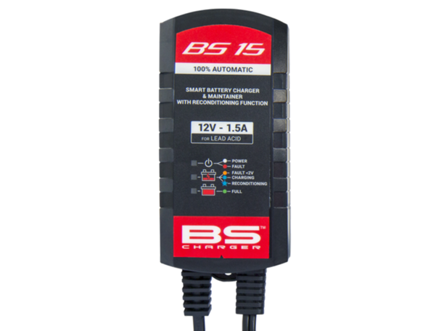 Cargador de batería inteligente con mantenimiento de carga - BS BATTERY BS 15