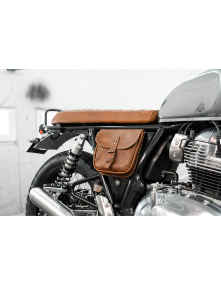 Flat leather seat for Royal Enfield Interceptor / Continental GT
