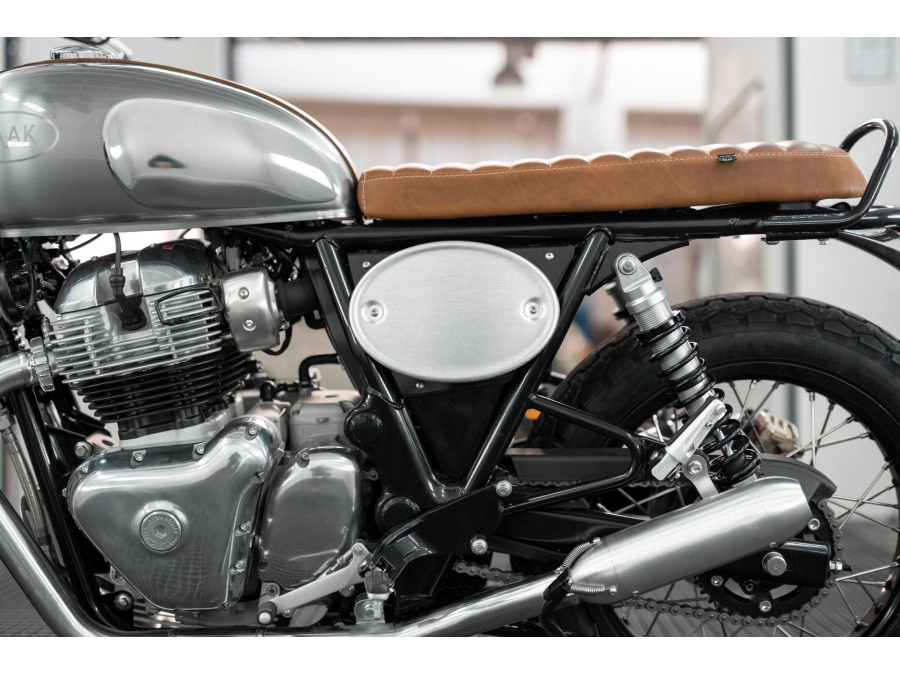 Flat leather seat for Royal Enfield Interceptor / Continental GT