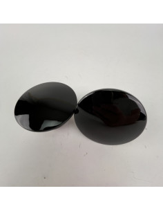 OUTLET - Kit flacher Tankstopfen Domed schwarz Harley Davidson