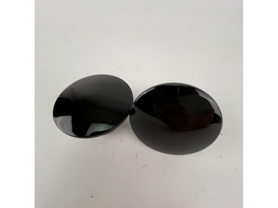 OUTLET - Kit flacher Tankstopfen Domed schwarz Harley Davidson