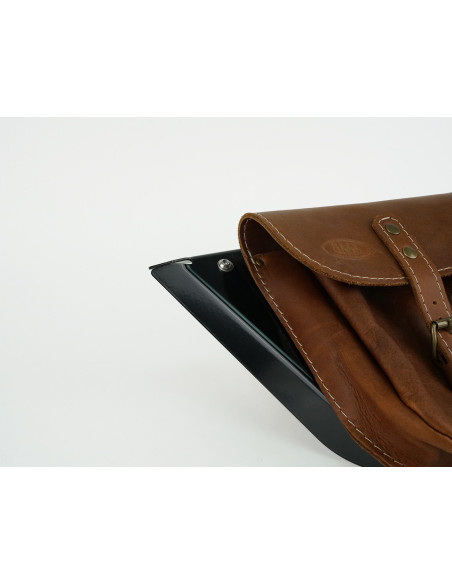 Fianchetto Laterale & Borsa in cuoio Moto Guzzi V7 III / V9