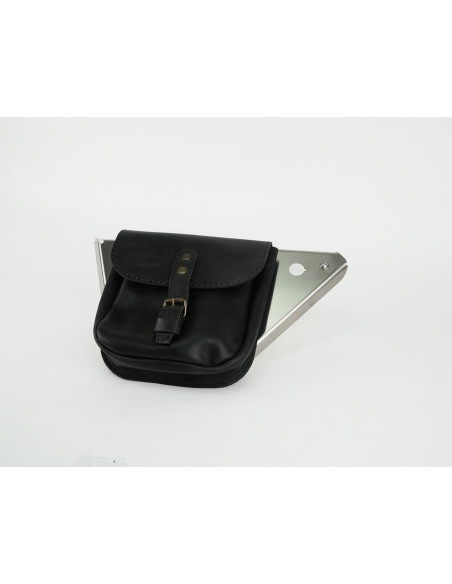 Fianchetto Laterale & Borsa in cuoio Moto Guzzi V7 III / V9