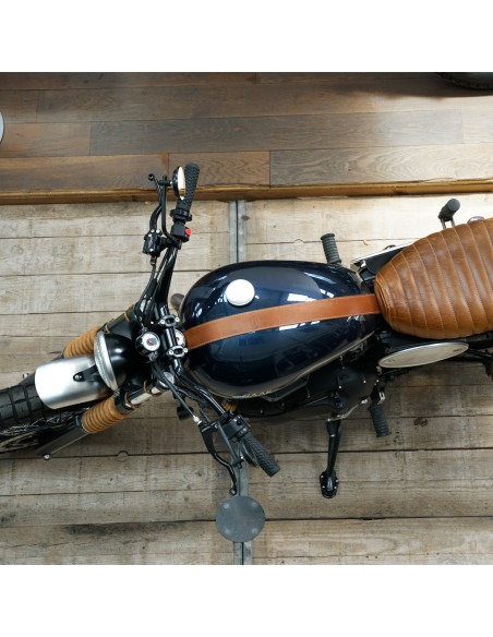 Leather tank strap for Triumph before 2016