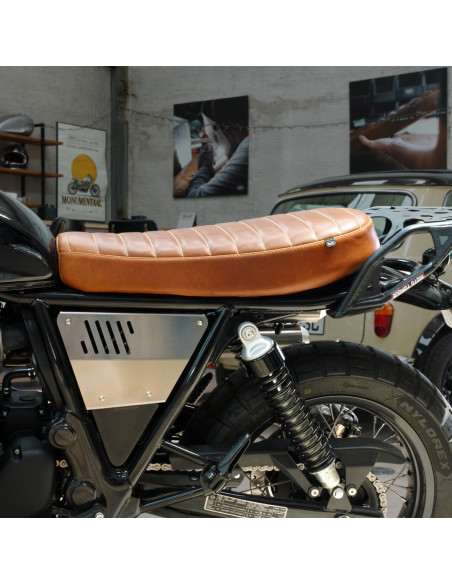 Leather Saddle for Royal Enfield Bear 650 | Style & Comfort - BAAK