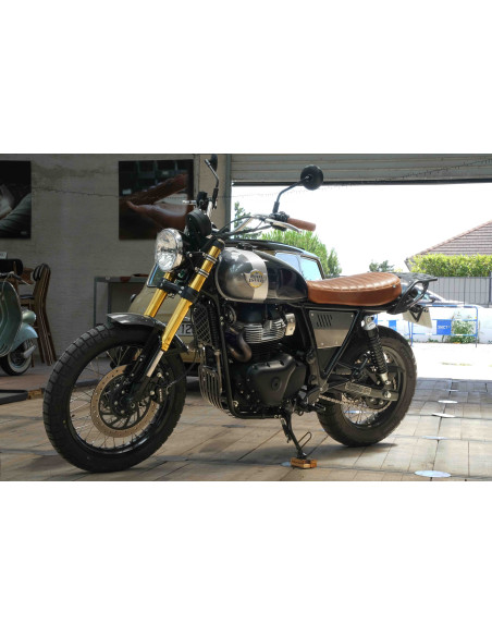 Sitzbank aus Leder für Royal Enfield Bear 650 | Stil & Komfort - BAAK