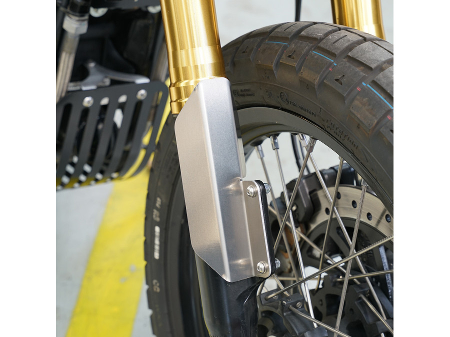 Aluminum fork guard for Royal Enfield Bear 650