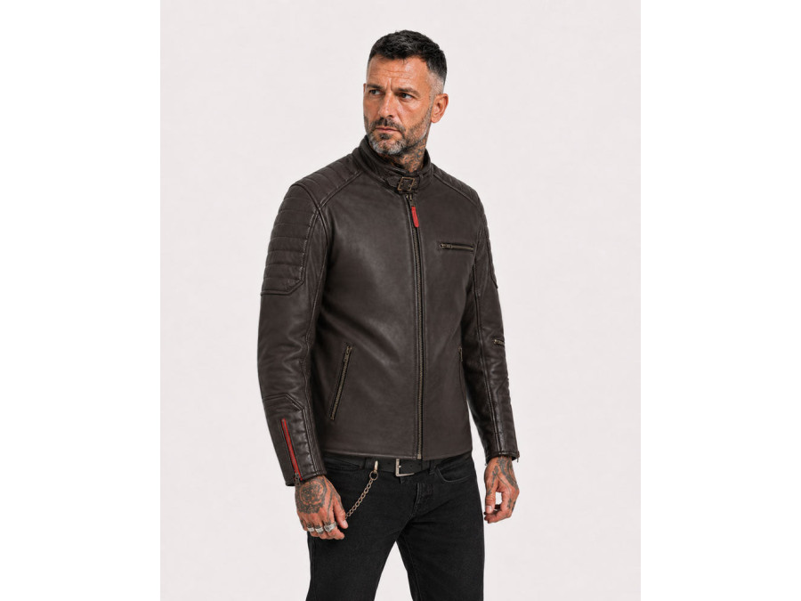 Arsouille Moka — CE-zertifizierte Lederjacke | BAAK