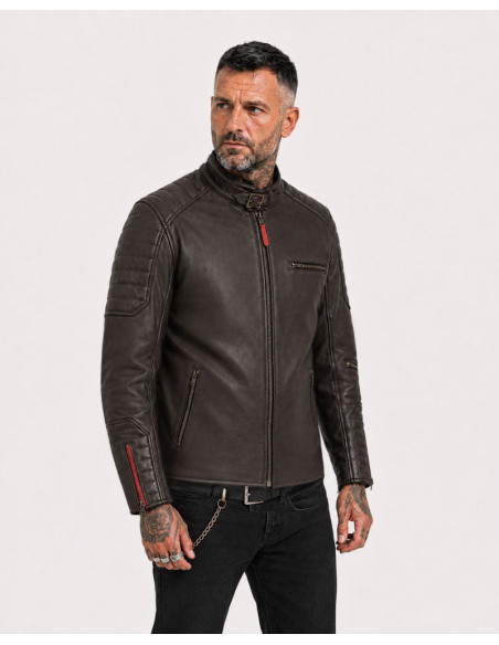 Arsouille Moka — CE Certified Leather Jacket | BAAK