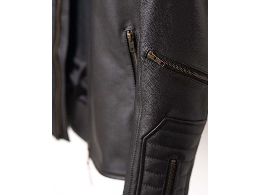 Arsouille Moka — CE Certified Leather Jacket | BAAK