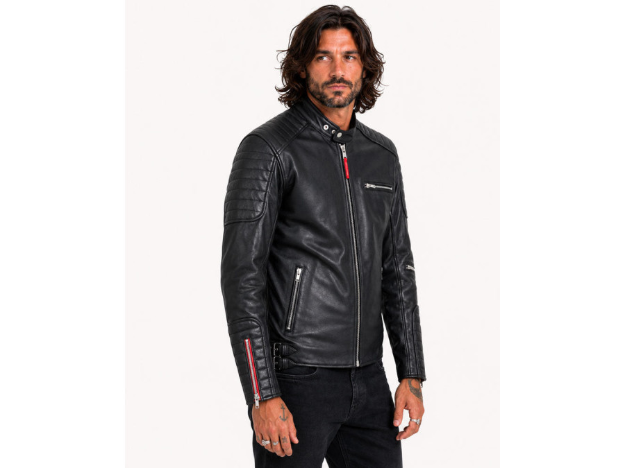 Lascar Noir — CE Certified Leather Jacket | BAAK
