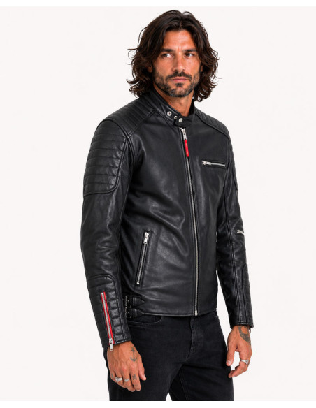 Lascar Noir — CE-zertifizierte Lederjacke | BAAK