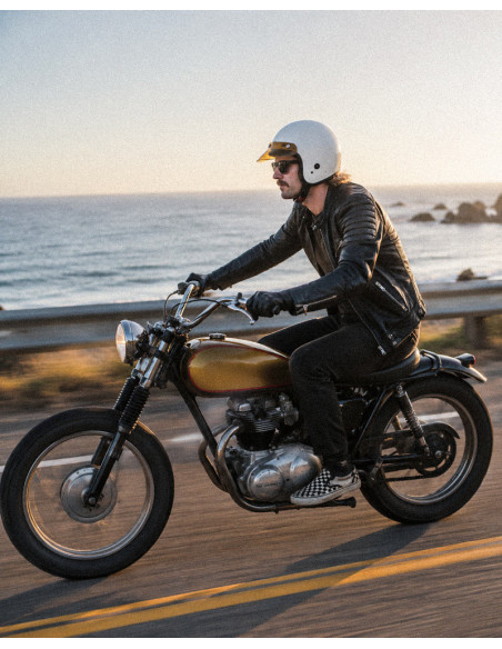 Lascar Noir — CE Certified Leather Jacket | BAAK