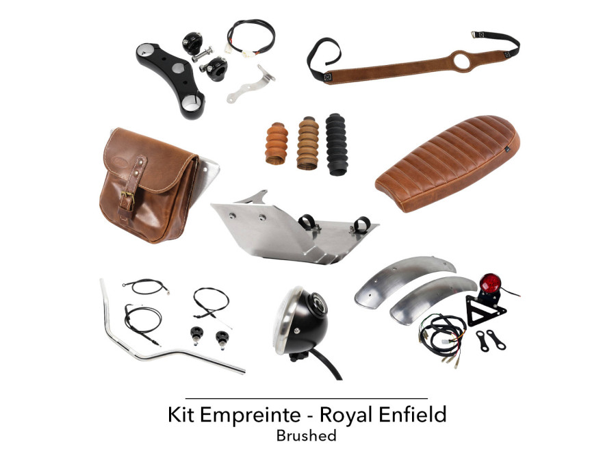 Kit Empreinte Royal Enfield 650 — Vollständig in handgefertigtem Leder | BAAK