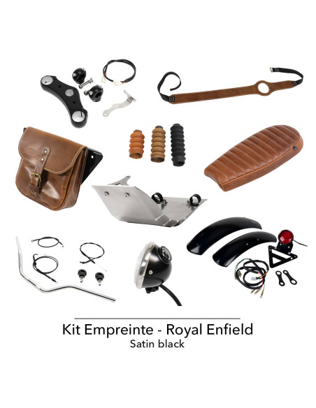 Kit Empreinte Royal Enfield 650 — Vollständig in handgefertigtem Leder | BAAK