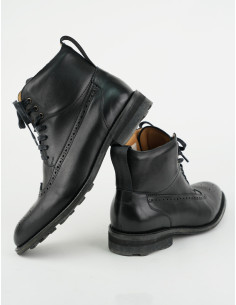 Boots OSCAR Lord Biker x BAAK — stivaletti da moto in cuoio, realizzati in Francia