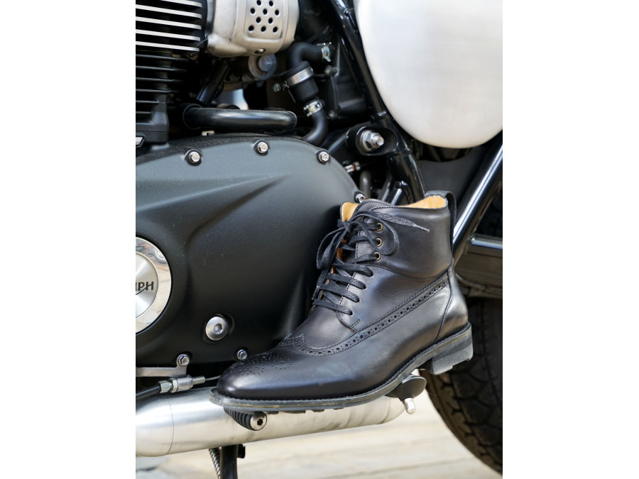 Botas OSCAR Lord Biker x BAAK — botas de moto en cuero, hechas en Francia