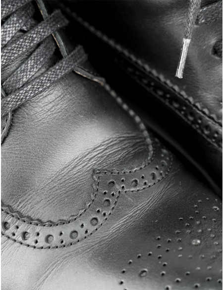 Boots OSCAR Lord Biker x BAAK — boots moto cuir, fabriquées en France