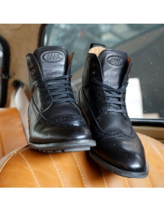 Boots OSCAR Lord Biker x BAAK — stivaletti da moto in cuoio, realizzati in Francia 2