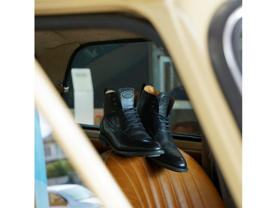 Botas OSCAR Lord Biker x BAAK — botas de moto en cuero, hechas en Francia