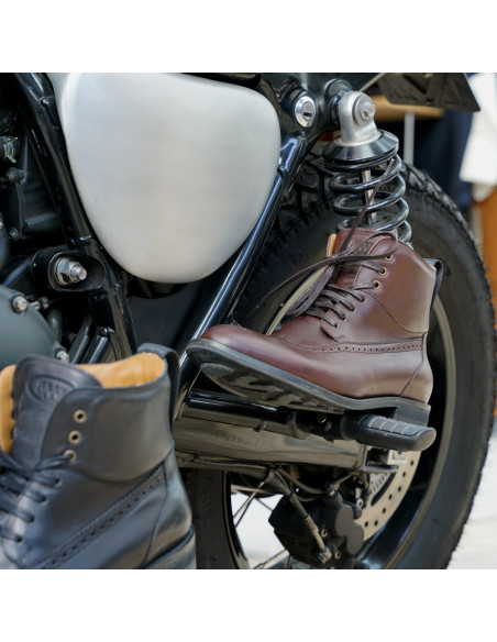 Botas OSCAR Lord Biker x BAAK — botas de moto en cuero, hechas en Francia