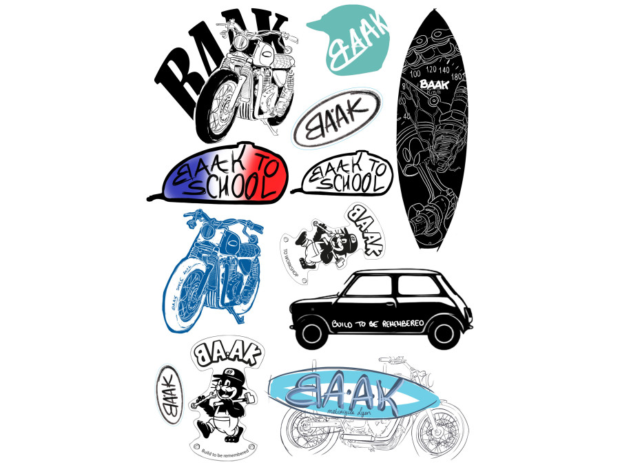 Planches de stickers End of Summer