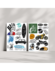 Planches de stickers End of Summer