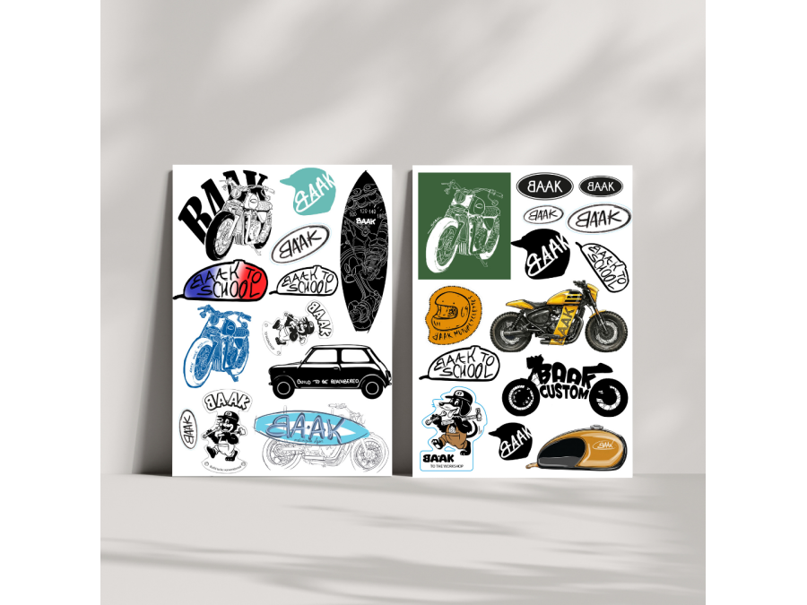 Planches de stickers End of Summer