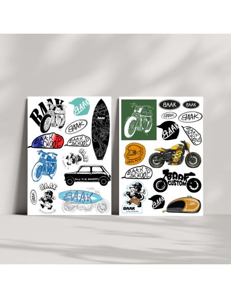 Planches de stickers End of Summer