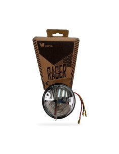 Piloto trasero LED homologado claro Bihr Dum-Dum negro