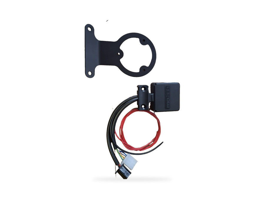 Caja MO.HUB para montaje plug and play del cuentakilómetros Motogadget Chronoclassic V1 en BMW NineT E4