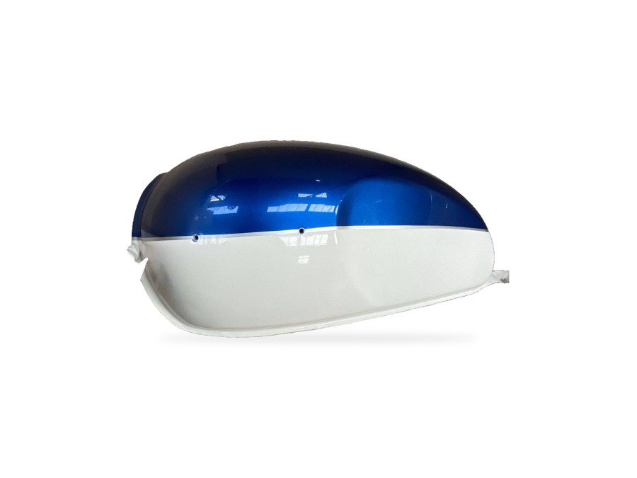 Réservoir de triumph Bonneville T100 T120 bleu et blanc