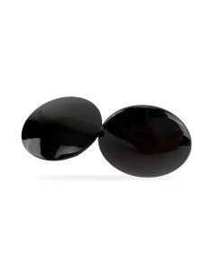 Extra flat domed black tank plug kit Harley Davidson