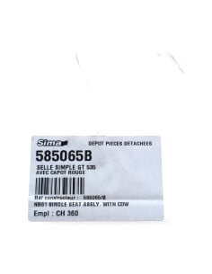 Genuine Royal Enfield Continental GT 535 single seat, red cowl 2
